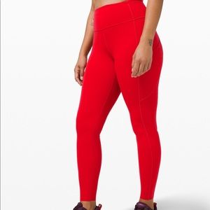 Lululemon Fast & Frees in Red Size 8